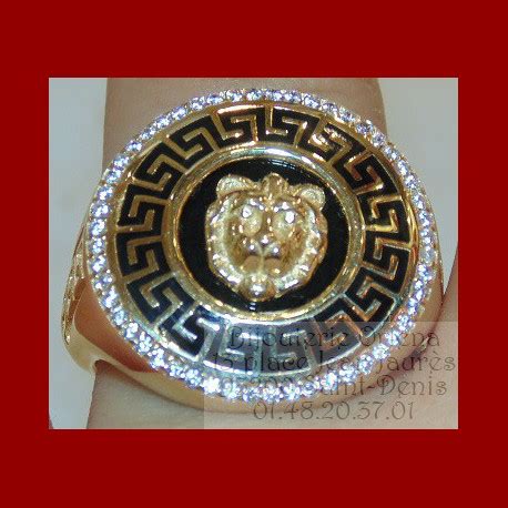 bague lion versace